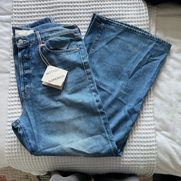 NWT Mother The Tomcat Roller Flare Jeans - Picture 4 of 12